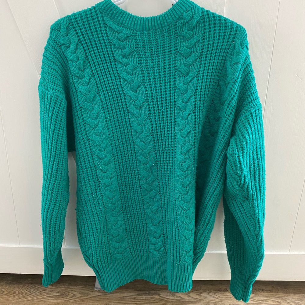 Green vintage knit